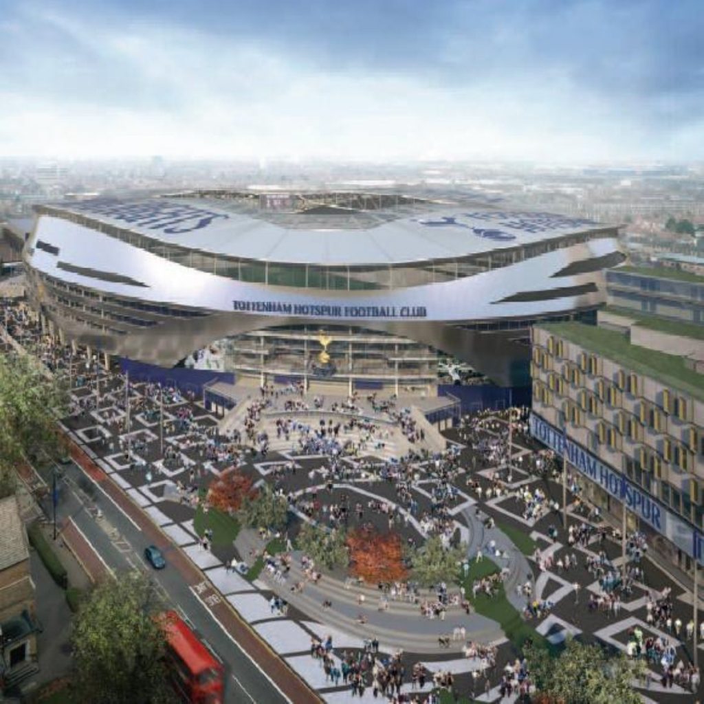The new White Hart Lane - home of the so-called 'Yid Army'